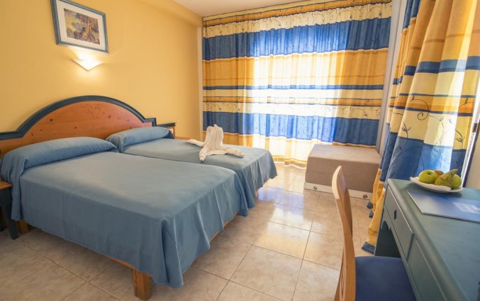 Tweepersoonskamer van Hotel Azuline Mediterraneo op Ibiza
