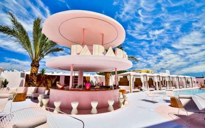 Tuin van Hotel Paradiso Art op Ibiza