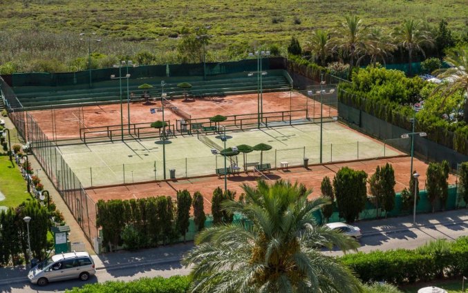 Tennisbaan van Hotel EIX Lagotel op Mallorca