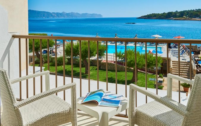 Uitzicht vanaf een balkon van Hotel Moré op Mallorca