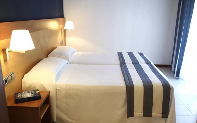 Tweepersoonskamer van Hotel Els Pins aan de Costa Brava