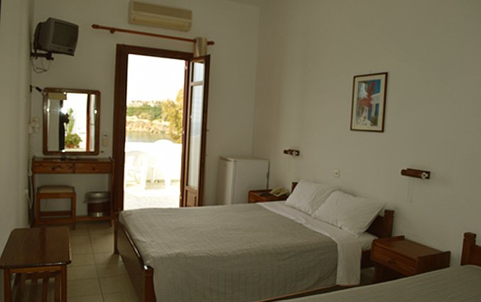 Tweepersoonskamer van Hotel Artemis op Mykonos