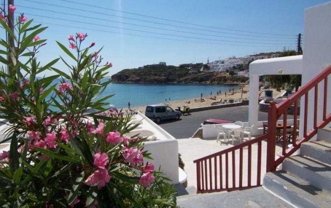 Uitzicht vanuit Hotel Artemis op Mykonos