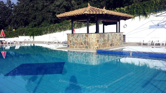 Zwembad van Appartementen Corifo Village Corfu