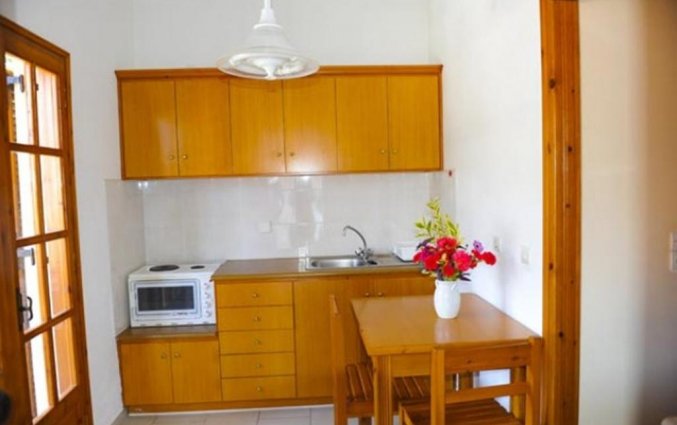 Appartement met keuken van Appartementen Irene Acharavi op Corfu