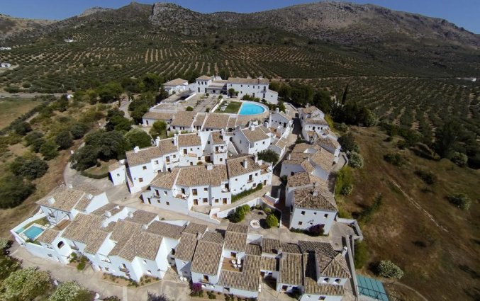 Bovenaanzicht van Hotel Villa de Priego de Córdoba in Andalusie