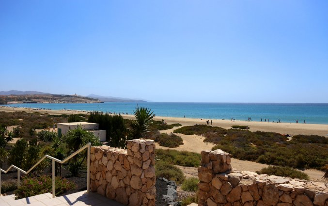 Uitzicht op zee bij Appartementen Maryvent Beach op Fuerteventura