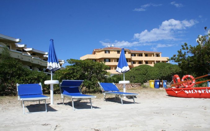 Strand van Hotel Castello op Sardinië