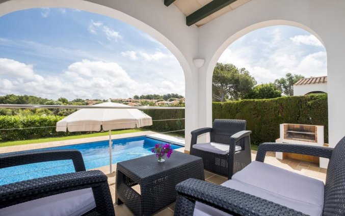 Balkon van een villa van Villa Finesse op Menorca