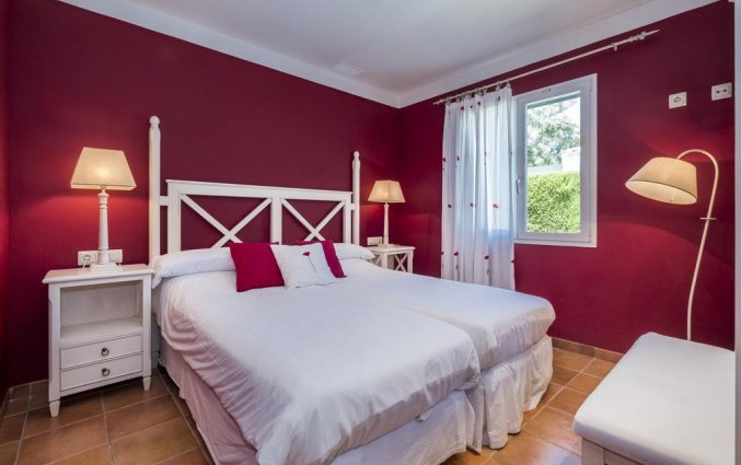 Slaapkamer van een villa van Villa Finesse op Menorca