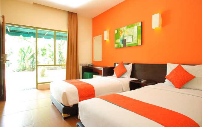 Tweepersoonskamer van Hotel Spazzio op Bali