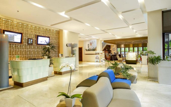 Lobby van Hotel Grand Livio op Bali