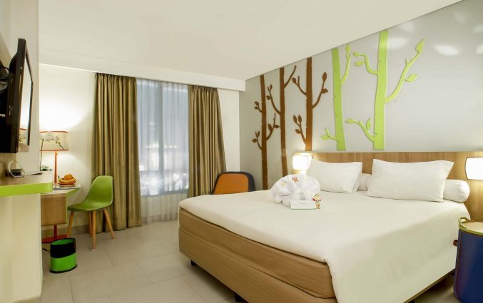 Tweepersoonskamer van Hotel Grand Livio op Bali