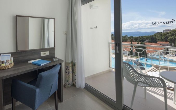 Kamer met uitzicht van Hotel Bluesun Alga in Dalmatië