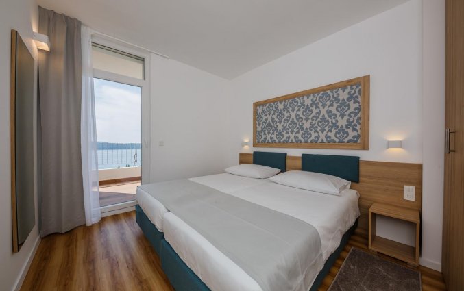 Tweepersoonskamer van Hotel Medena in Dalmatië