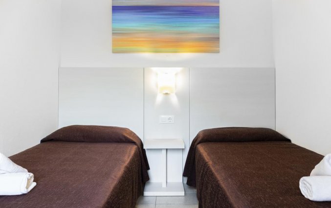 Slaapkamer van Appartementen Roc Lago Park op Menorca