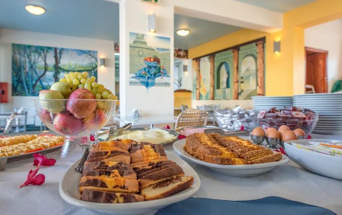 Ontbijt van Hotel Canadian op Zakynthos
