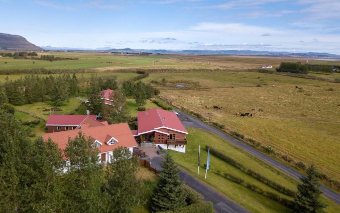 Uitzicht op Hotel Fosshotel Hekla op IJsland