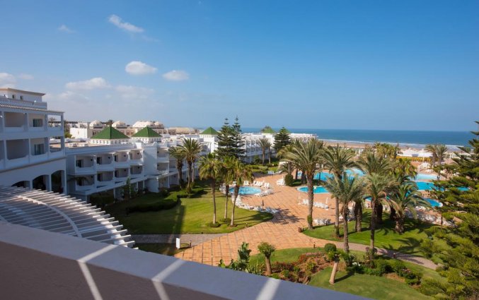 Uitzicht van hotel Iberostar Founty Beach in Agadir