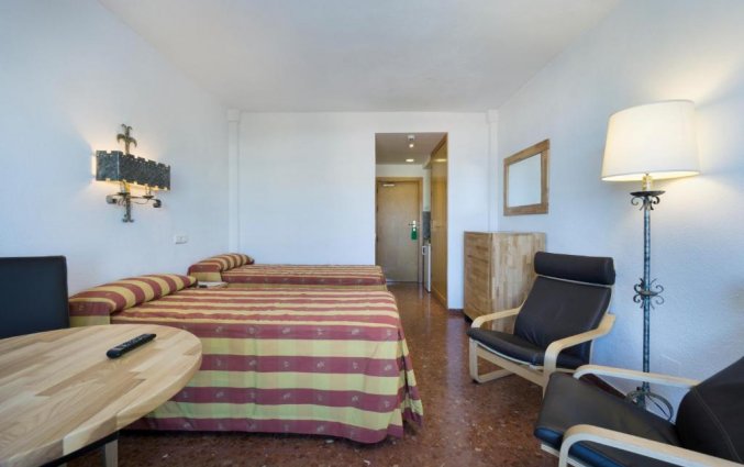 Slaapkamer van appartementen Bajondillo in Fuerteventura
