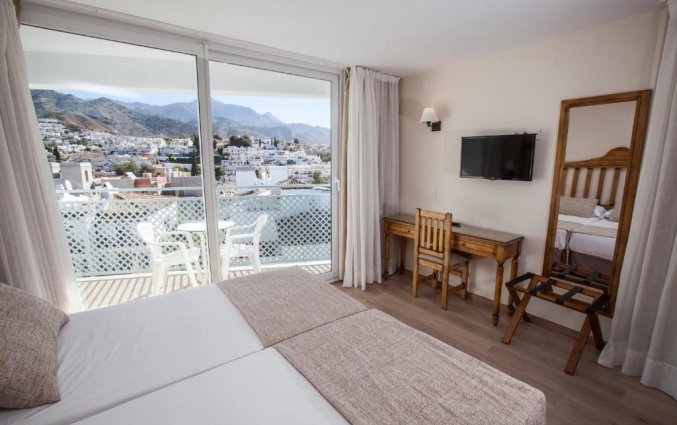 Slaapkamer van hotel Villa Flamenca in Nerja