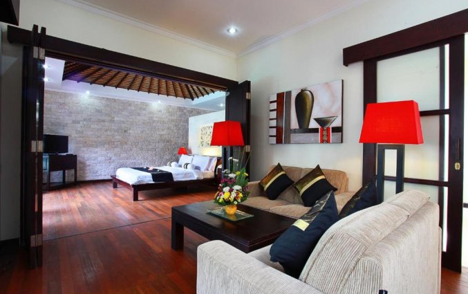 Slaapkamer van hotel Aleesha Villas in Bali