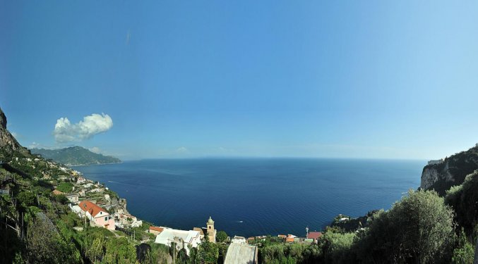 Uitzicht vanaf van B&B World Centre in Amalfi