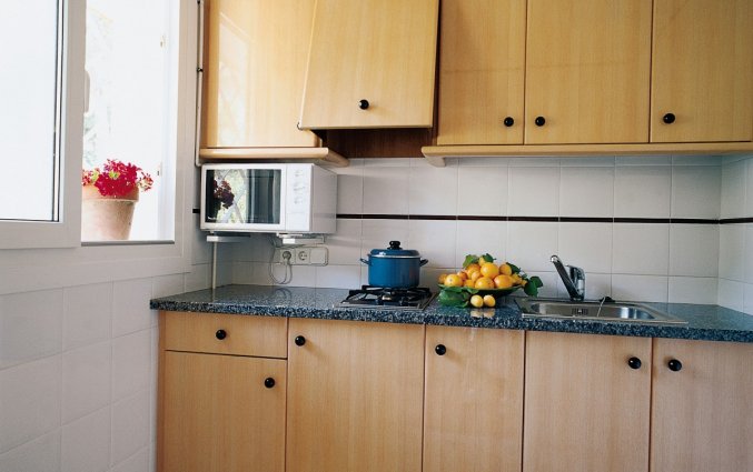 Keuken van Appartementen Albamar in de Costa Brava