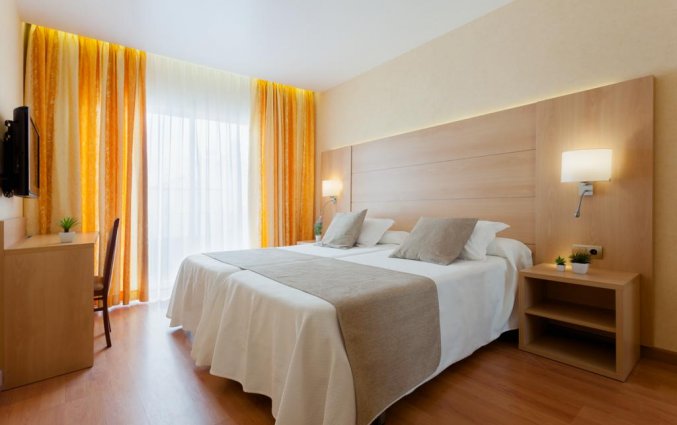 Slaapkamer van hotel Pi-mar in Costa Brava