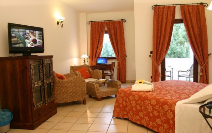 Tweepersoonskamer van Hotel Montecallini in Puglia