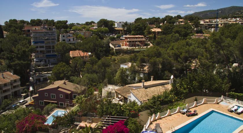 Uitzichtpunt vanaf hotel Costa Portals op Mallorca