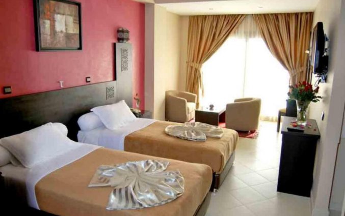 Tweepersoonskamer van Hotel Suite Tilila in Agadir