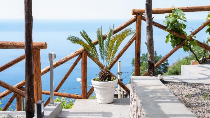 Tuin van Hotel Albergo Diffuso Bacco Furore in Amalfi
