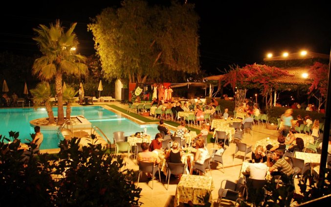 Terras van Hotel Club Titan in Alanya