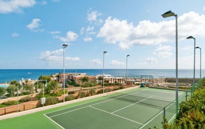 Tennisbaan bij Hilton Malta