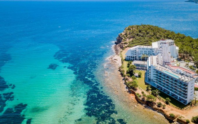 luchtfoto sol beach house Ibiza