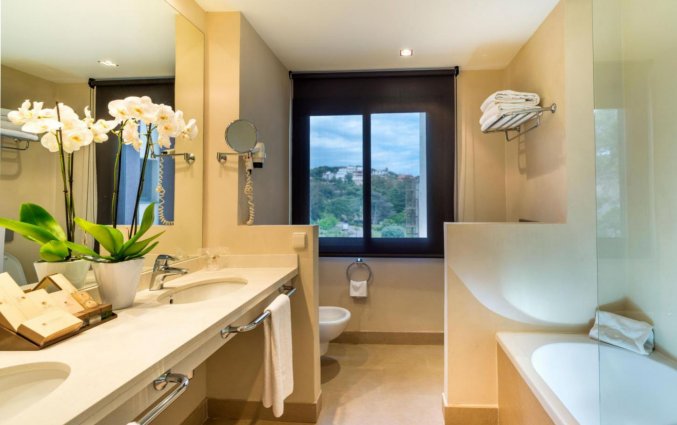 Luxe badkamer van Gran Hotel Monterrey Lloret de Mar Costa Brava