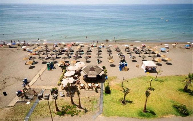 Strand bij hotel Rincon Sol aan de Costa del Sol
