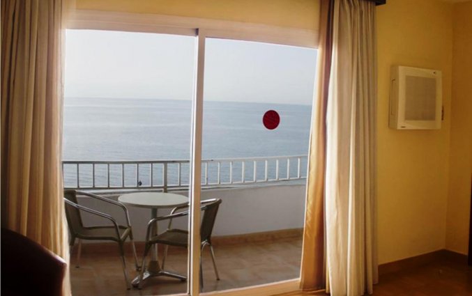 Uitzicht vanaf kamer van hotel Rincon Sol aan de Costa del Sol