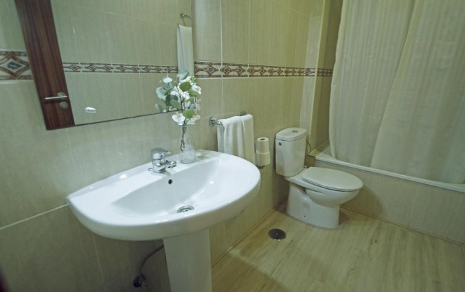 Badkamer van appartementen Caribe