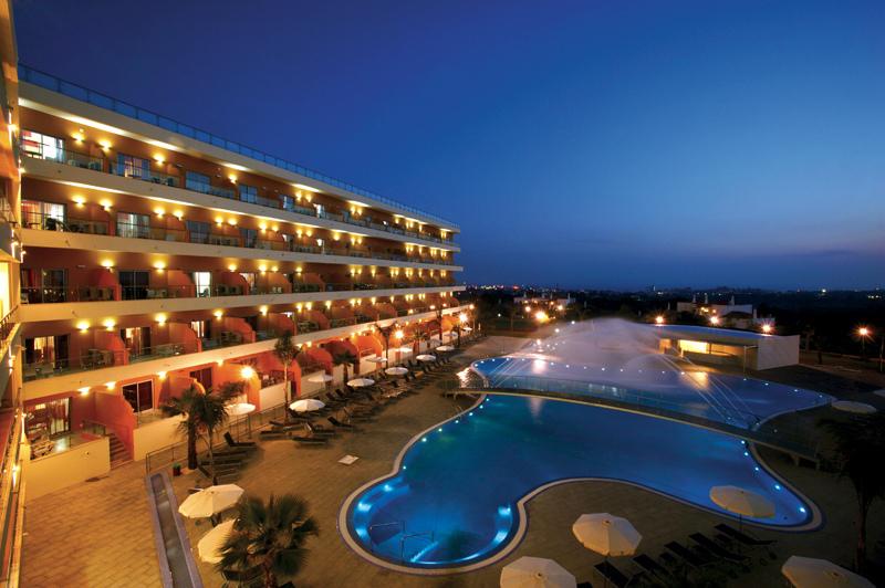 Uitzicht van Hotel Balaia Atlantico in de Algarve