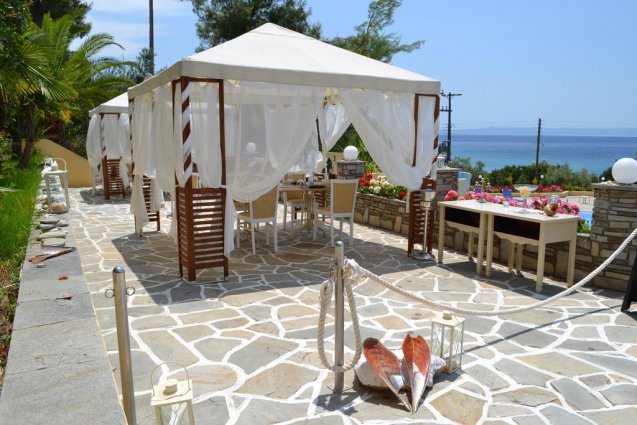 Lounge van hotel Elea Village in Chalkidiki
