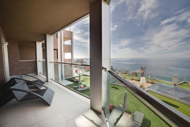 Terras van Hotel Riviera Vista op Gran Canaria