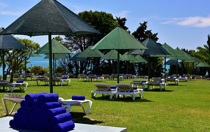 Zonneterras van Hotel Pestana Viking Beach & SPA Resort Algarve