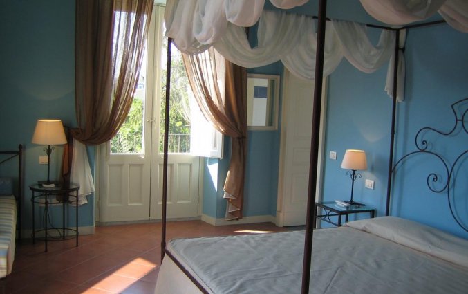 Tweepersoonskamer van Hotel Etna op Sicilië