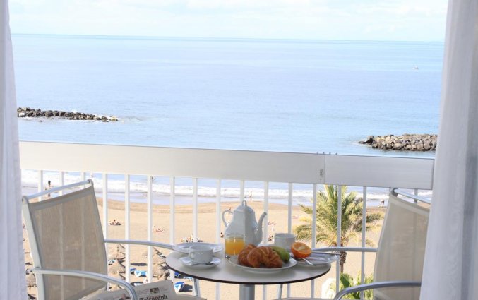 Uitzicht vanaf Appartementen Palm Beach Club Tenerife